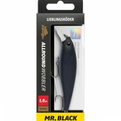Hot Lieblingsku00f6der Lieblingsköder Allroundwobbler (Mr. Black)