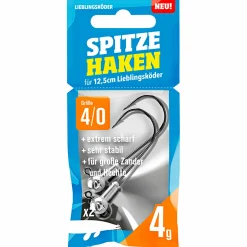 Lieblingsku00f6der Jigköpfe & Köder-Rasseln|Raubfischangeln Kunstköder<Lieblingsköder Angelhaken Spitze (4/0)