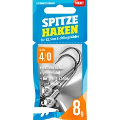 Lieblingsku00f6der Jigköpfe & Köder-Rasseln|Raubfischangeln Kunstköder<Lieblingsköder Angelhaken Spitze (4/0)