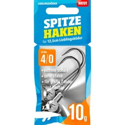 Lieblingsku00f6der Jigköpfe & Köder-Rasseln|Raubfischangeln Kunstköder<Lieblingsköder Angelhaken Spitze (4/0)