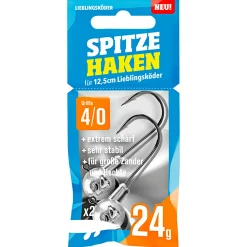 Lieblingsku00f6der Jigköpfe & Köder-Rasseln|Raubfischangeln Kunstköder<Lieblingsköder Angelhaken Spitze (4/0)