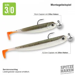 Sale Lieblingsku00f6der Lieblingsköder Angelhaken Spitze (3/0)