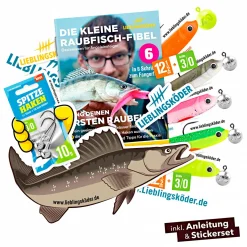 Lieblingsku00f6der Raubfischangeln Kunstköder|Gummiköder ·Gummifische & Shads<Lieblingsköder Gummifisch Zanderköder (12,5 cm, Trübes Wasser)