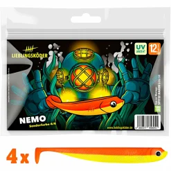 Lieblingsku00f6der Gummiköder ·Gummifische & Shads|Raubfischangeln Kunstköder<Lieblingsköder Gummifisch Zanderköder (12,5 cm, Nemo)