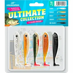 Lieblingsku00f6der Gummiköder ·Gummifische & Shads|Raubfischangeln Kunstköder<Lieblingsköder Gummifisch Barschköder (6 cm, Ultimate Collection klares Wasser)