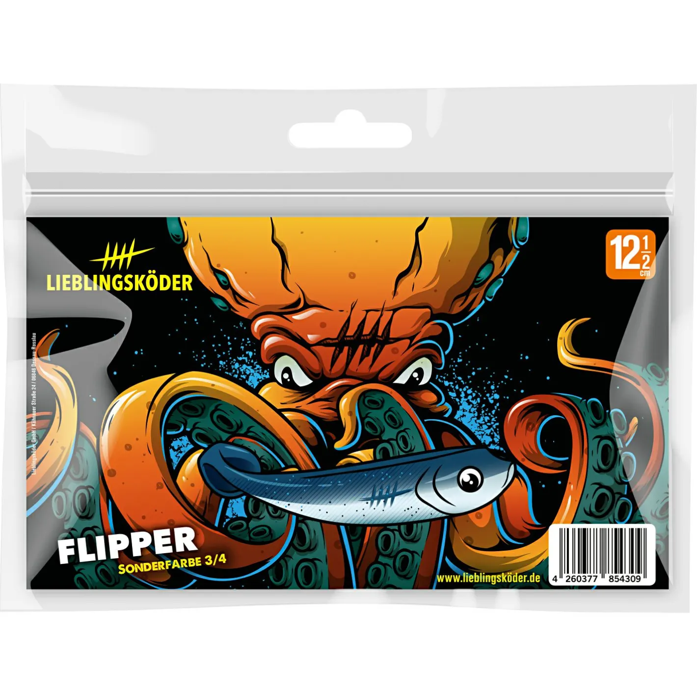 Clearance Lieblingsku00f6der Lieblingsköder Gummifisch Zanderköder (12,5 cm, Flipper)