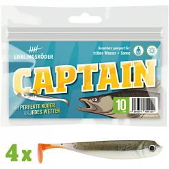 Lieblingsku00f6der Lieblingsköder Gummifisch Zanderköder (10 cm, Captain)