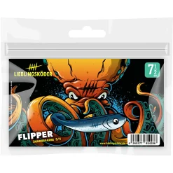 Best Lieblingsku00f6der Lieblingsköder Gummifisch Barschköder (7,5 cm, Flipper)
