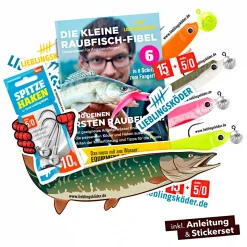 Lieblingsku00f6der Raubfischangeln Kunstköder|Gummiköder ·Gummifische & Shads<Lieblingsköder Gummifisch Hechtköder (15 cm, Ultimate Collection Trübes Wasser)