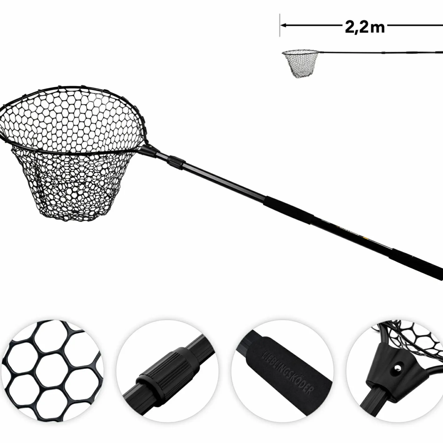 Lieblingsku00f6der Allroundkescher<Lieblingsköder Kescher Ultraboost (Forelle)