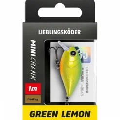 Discount Lieblingsku00f6der Lieblingsköder Mini Crank (Green Lemon)