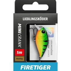 Lieblingsku00f6der Wobbler<Lieblingsköder Mini Crank (Firetiger)