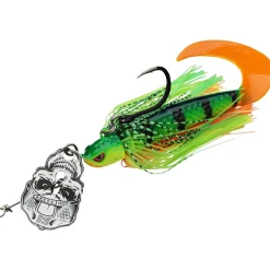 MAD CAT Chatterbaits<Skull Blade Jig XL (Firetiger UV, 55 g)