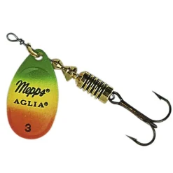 Mepps Spinner|Raubfischangeln Kunstköder<Spinner Aglia (Tiger)