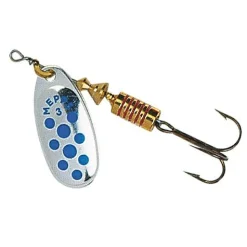 Hot Mepps Spinner Comet Decorée (Silber/Blau)
