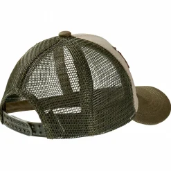 Outdoor- & Angel-Kappen<Mesh Cap "Hirsch" Unisex (Beige/Oliv)