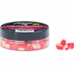 MS Range Karpfenfutter·Boilies & Popup Boilies|Karpfenfutter<Wafter Bi-Color Dumbells (Plum & Squid)