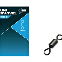 Nash Angelwirbel & Snaps<Swivel Size 8