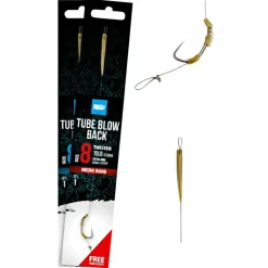 Nash Karpfenangeln-Zubehör<Tube Blow Back Rig, Barbed