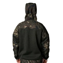 Nash Angelpullover & -Strickjacken<Zero Tolerance Nordic Fleece Zipped Hoody Herren (Schwarz/Camouflage)