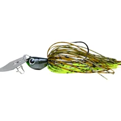 Noike Chatterbaits<Tiny Kaishin Bladed (Green Pumpkin Chartreuse)