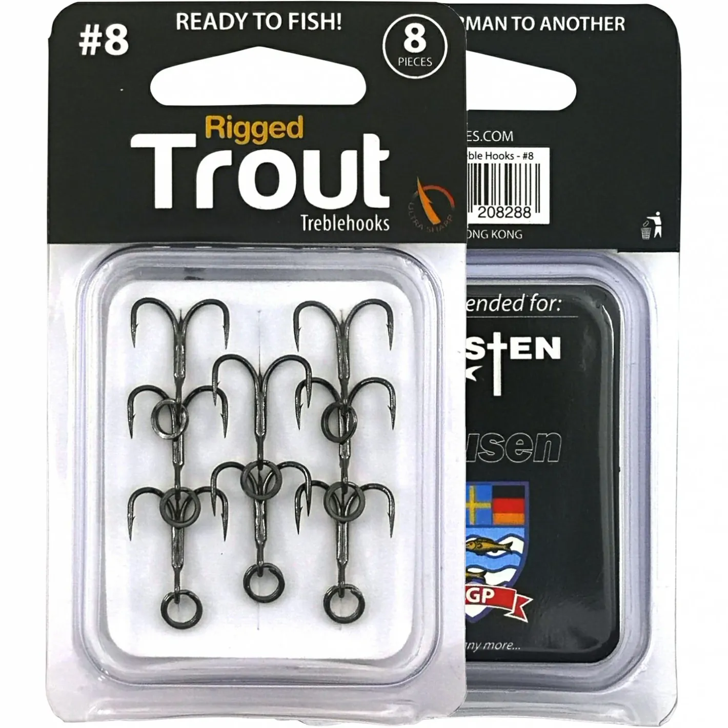 OGP Raubfischangeln-Zubehör<Angelhaken Rigged Trout Treble Hooks