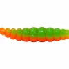 Omura Baits Gummiköder ·Gummimaden & Gummiwürmer|Forellen-Kunstköder<Larvy (Dunkelgrün / Dunkelorange)