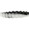 Omura Baits Forellen-Kunstköder|Raubfischangeln Kunstköder<Larvy (Schwarz / Weiß)