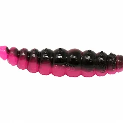 Clearance Omura Baits Larvy (Schwarz / Dunkelpink)