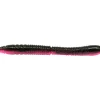 Omura Baits Forellen-Kunstköder|Gummiköder ·Gummimaden & Gummiwürmer<Wurmy (Schwarz / Dunkelpink)