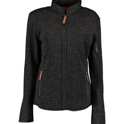 Discount OS Trachten Detit Strickfleece Jacke Damen (Anthrazit)