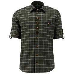 OS Trachten Outdoor- & Angelhemden<Hemd 1/1 Arm Regular Fit Herren (Trachtengrün)
