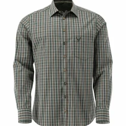 OS Trachten Outdoor- & Angelhemden<Hemd 1/1 Arm Slim Fit Herren (Oliv)