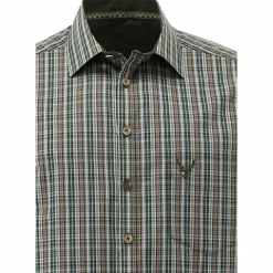 OS Trachten Outdoor- & Angelhemden<Hemd 1/1 Arm Slim Fit Herren (Oliv)
