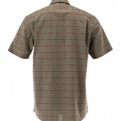 Clearance OS Trachten Hemd 1/2 Arm Slim Fit Herren (Oliv)