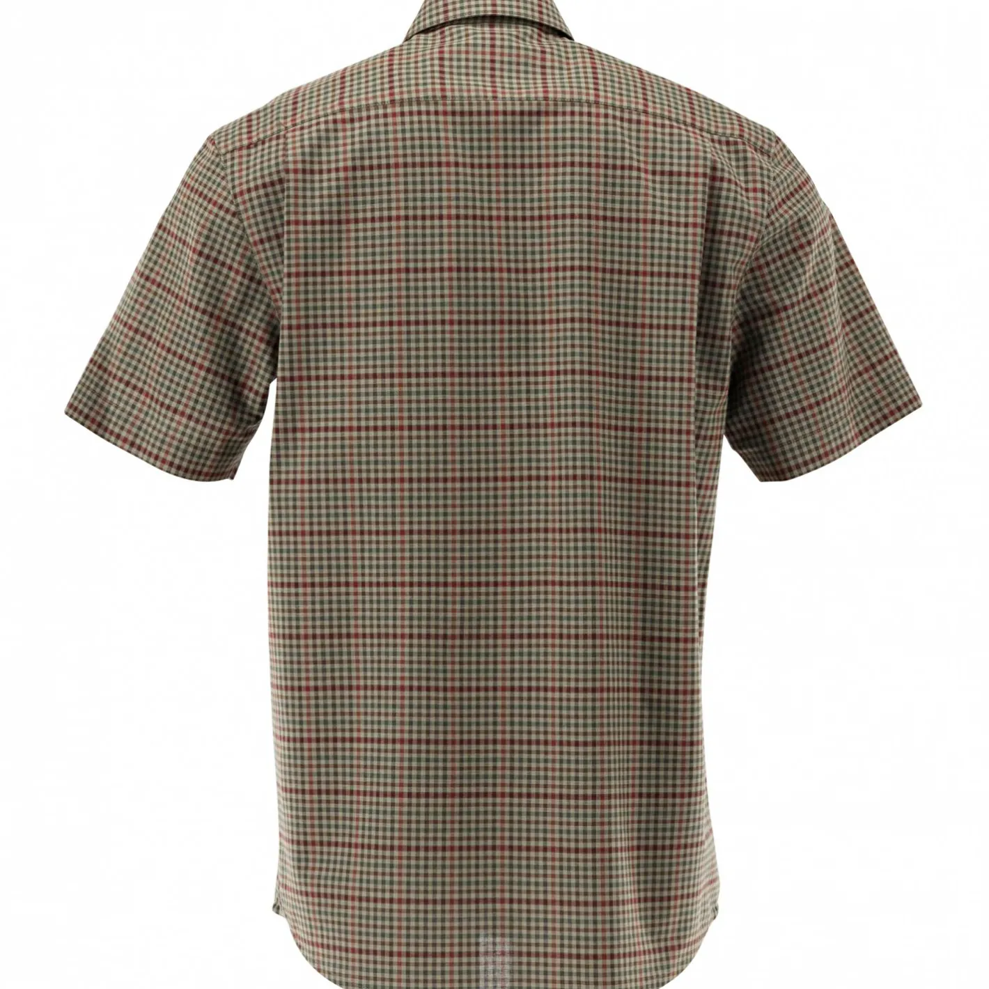 Clearance OS Trachten Hemd 1/2 Arm Slim Fit Herren (Oliv)