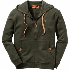 OS Trachten Outdoor- & Angel-Jacken<Zawul Sweatshirtjacke 1/1 Arm Herren (Trachtengrün)