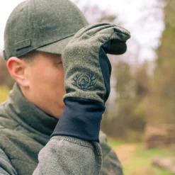 Ostermayer Jagd Outdoor- & Angel-Handschuhe<Jagdhandschuhe Zugerberg Unisex (Oliv/Schwarz)