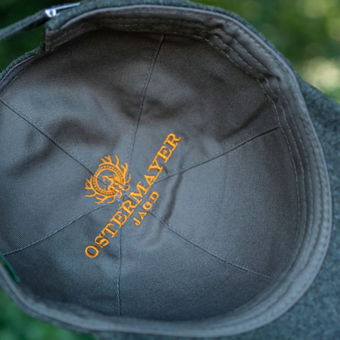 Clearance Ostermayer Jagd Kappe aus Merinoloden Unisex (Grün)