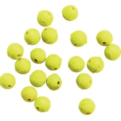 Online Perca Original Gummiperlen(rund, gelb, Ø 8 mm)