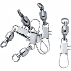 Outlet Perca Original Hochsee-Kugellagerwirbel mit Sicherheitskarabiner
