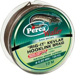 Perca Waller Raubfischangeln-Zubehör|Wallerangeln-Zubehör<"RIG-IT" Kevlar Hooklink Braid
