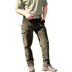 Percussion Outdoor- & Angler-Cargohosen<Cordsamt-Keilhose