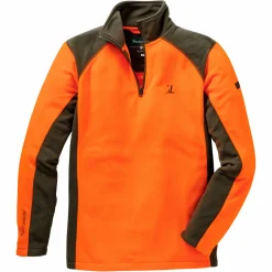 Percussion Angelpullover & -Strickjacken<Fleece Sweater (khaki/orange)