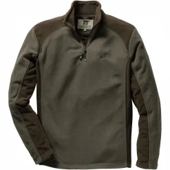 Percussion Angelpullover & -Strickjacken<Fleece Sweater (oliv/braun)