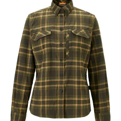 Discount Pinewood Abisko Hiking Flannel Shirt Damen (Mossgreen)