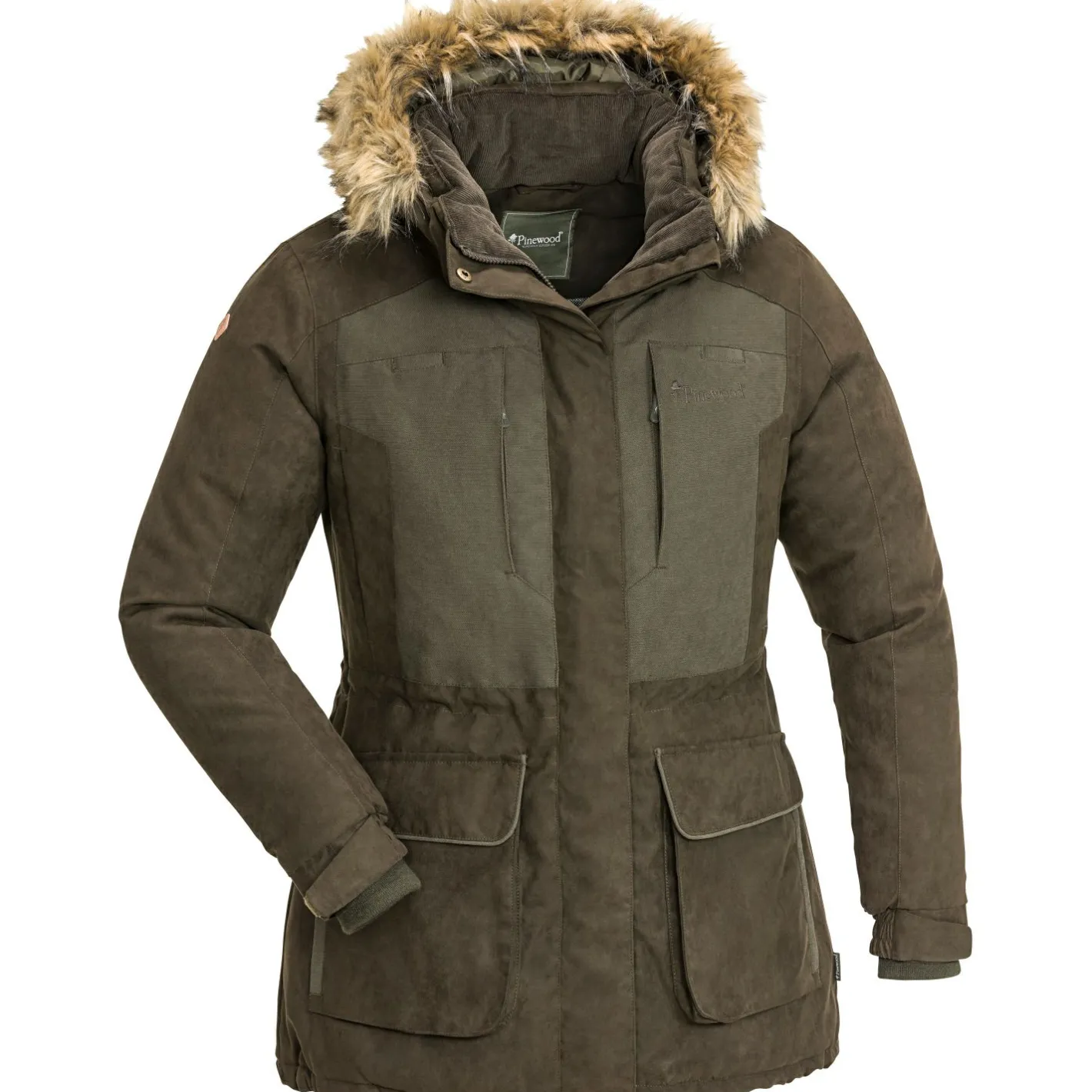 Pinewood Damen Angeljacken & -Westen<Abisko/Småland 2.0 Jacket Damen (Suede Brown)
