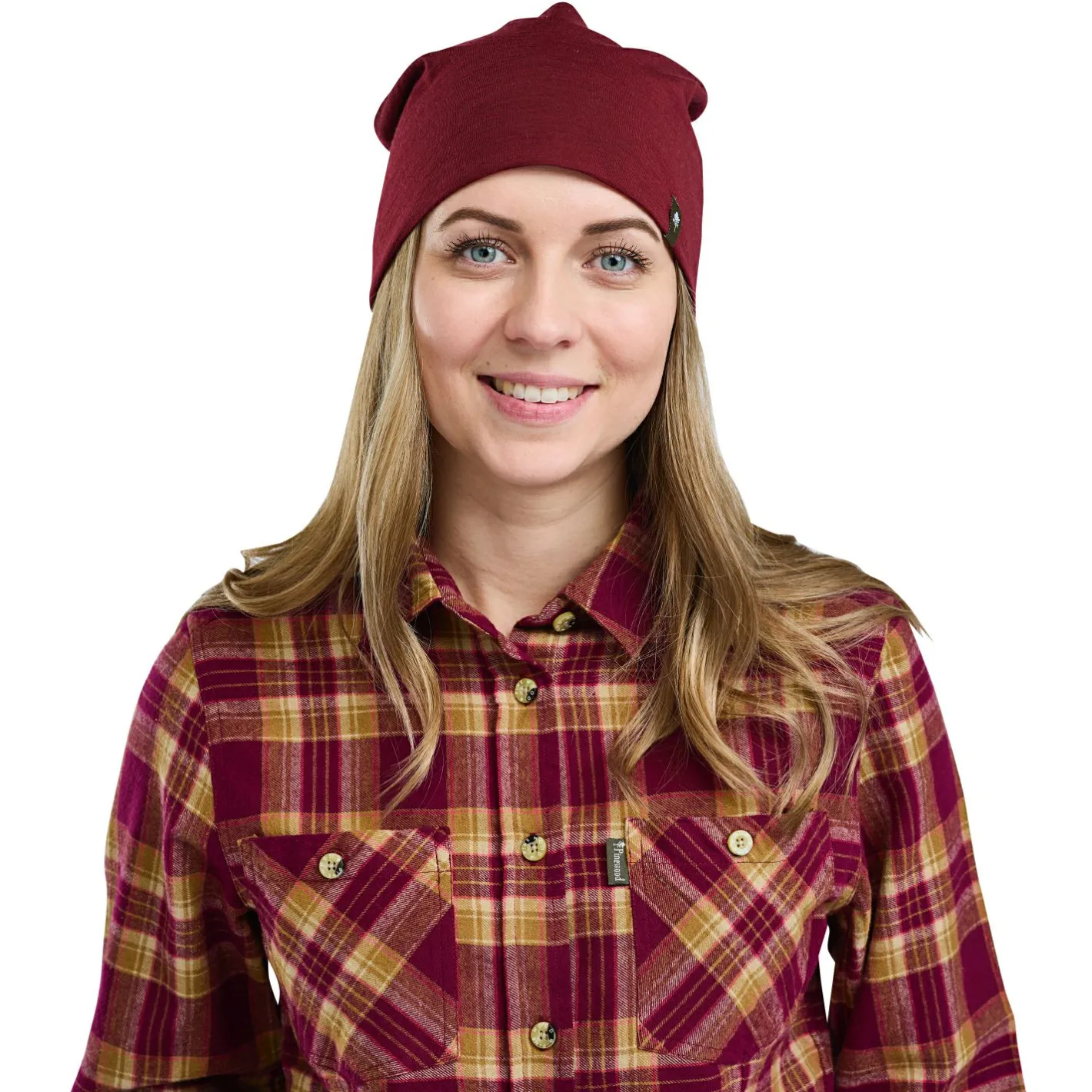 Pinewood Damen Angelshirts & -Oberteile<Felicia Shirt Damen (Burgundy/Olive Green)