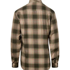 New Pinewood Finnveden Forest Flannel Shirt Herren (Olive/D.Green)