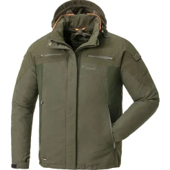 Pinewood Outdoor- & Angel-Jacken<Furudal Caribou Hunt Extreme Jacket Herren (Suede Brown/D.Olive)